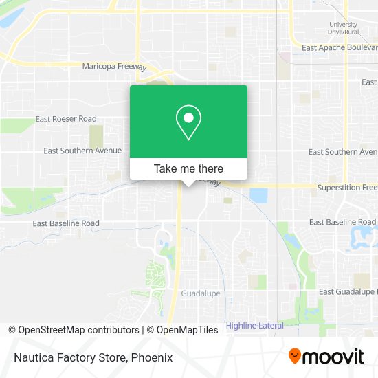 Nautica Factory Store map