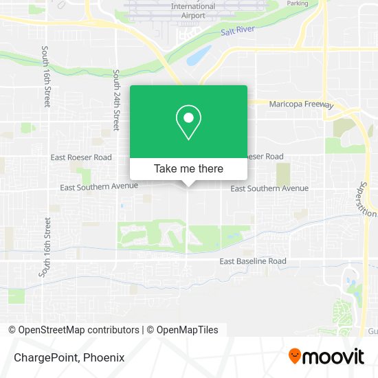 Mapa de ChargePoint