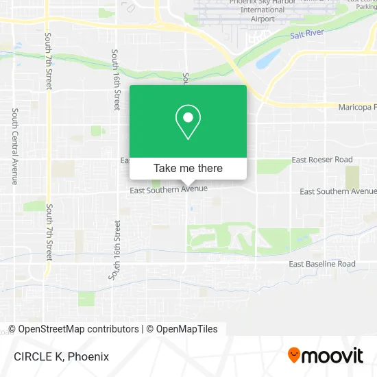 CIRCLE K map