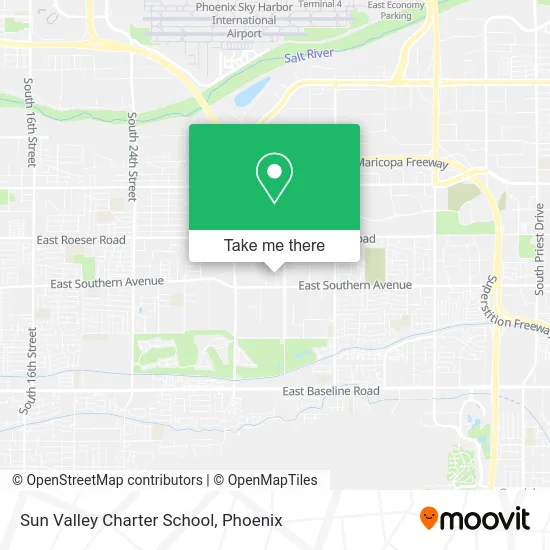 Sun Valley Charter School map