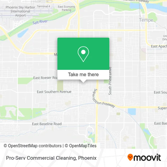 Pro-Serv Commercial Cleaning map