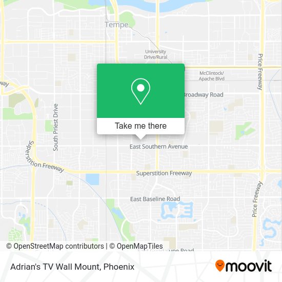 Adrian's TV Wall Mount map