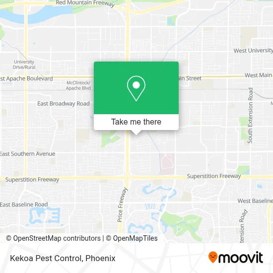 Kekoa Pest Control map
