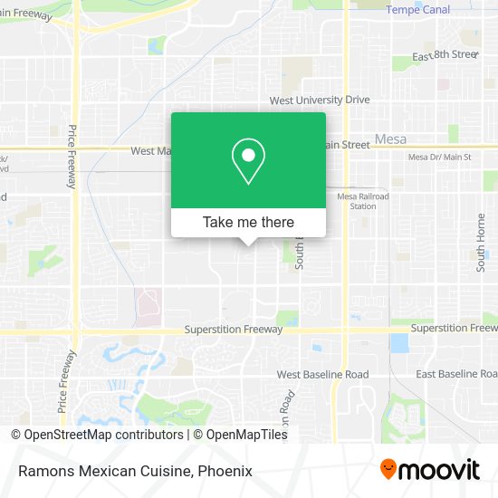 Mapa de Ramons Mexican Cuisine