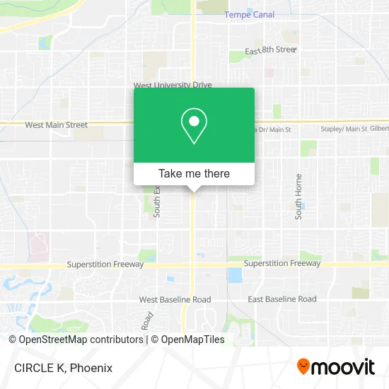 CIRCLE K map