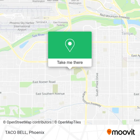TACO BELL map