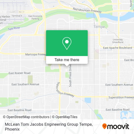 McLean Tom Jacobs Engineering Group Tempe map