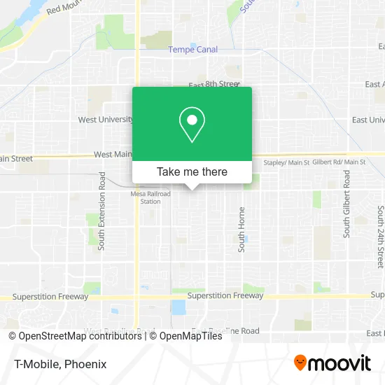 Mapa de T-Mobile