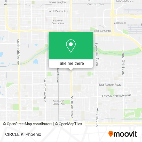 CIRCLE K map