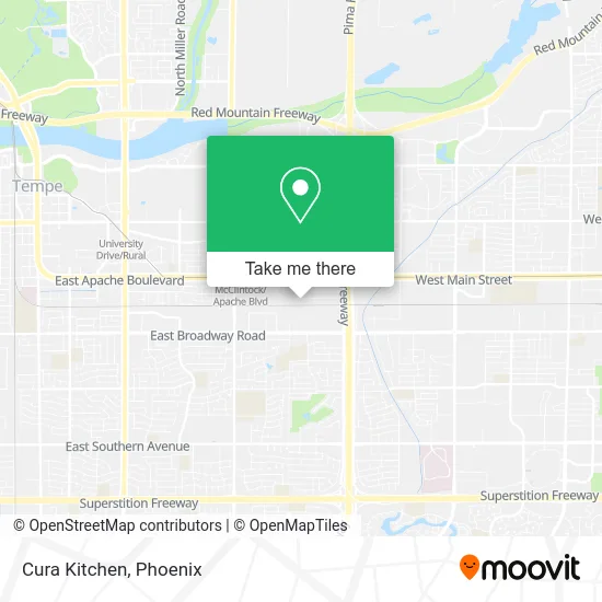 Cura Kitchen map