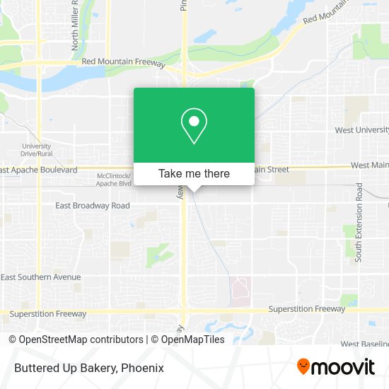 Mapa de Buttered Up Bakery