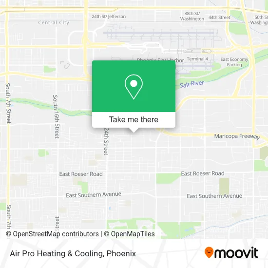 Air Pro Heating & Cooling map