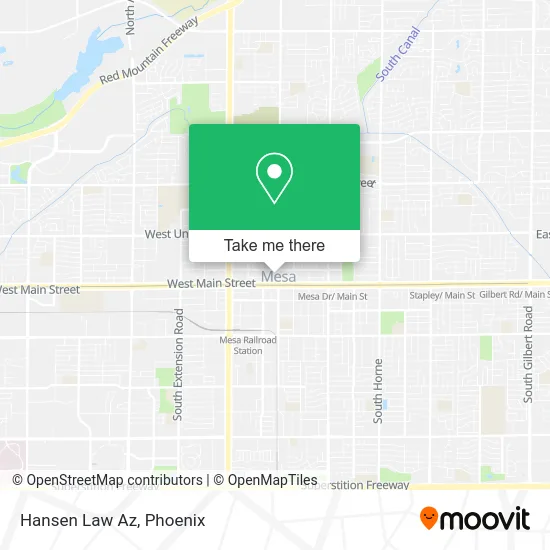Hansen Law Az map