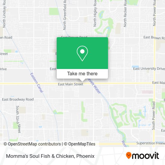 Mapa de Momma's Soul Fish & Chicken