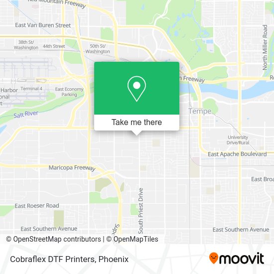 Cobraflex DTF Printers map