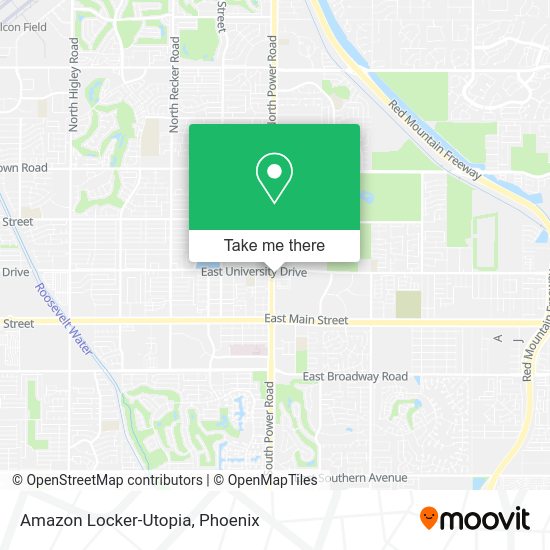 Mapa de Amazon Locker-Utopia