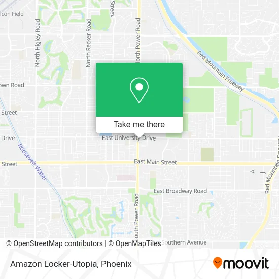 Amazon Locker-Utopia map