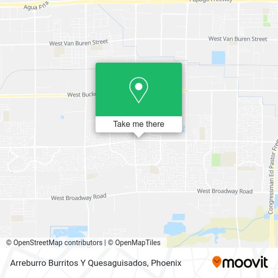 Mapa de Arreburro Burritos Y Quesaguisados