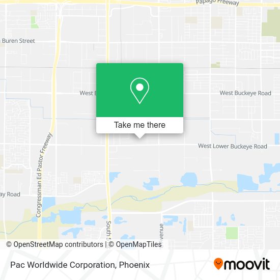 Pac Worldwide Corporation map