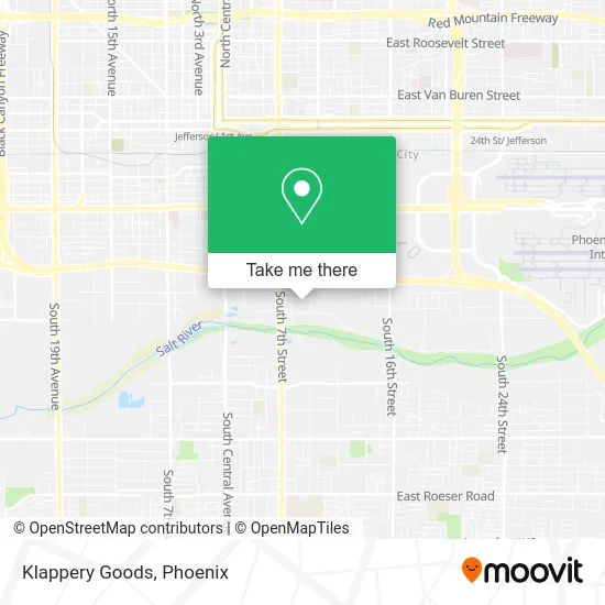 Klappery Goods map