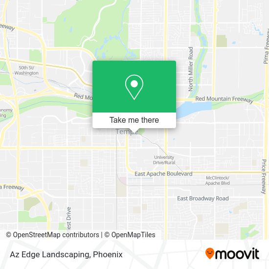 Az Edge Landscaping map