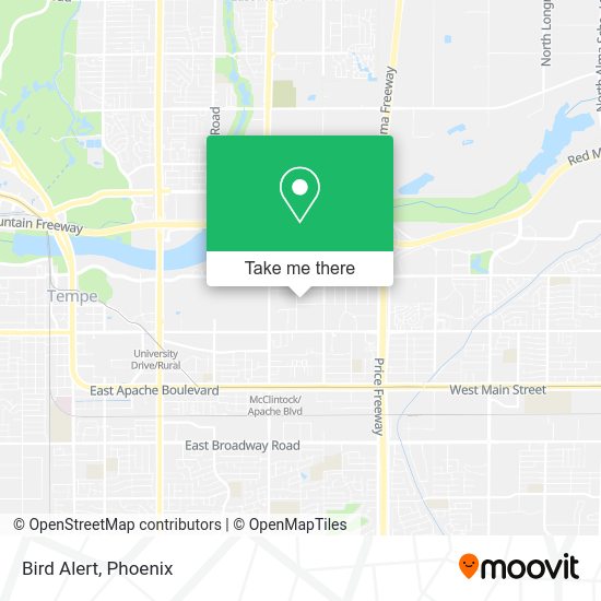 Bird Alert map