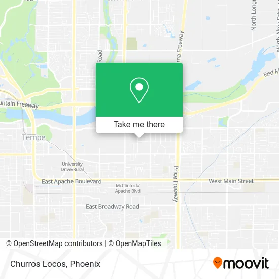 Churros Locos map