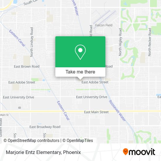 Mapa de Marjorie Entz Elementary