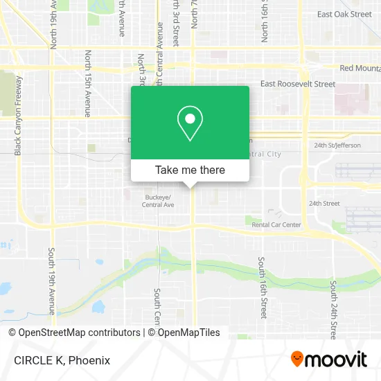 CIRCLE K map
