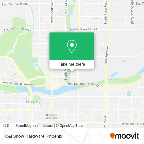 C&I Show Hardware map