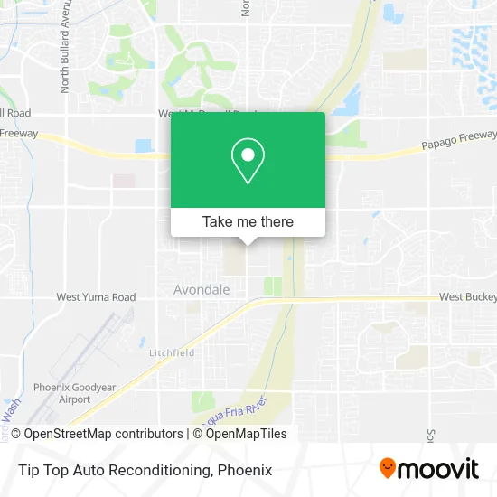 Tip Top Auto Reconditioning map