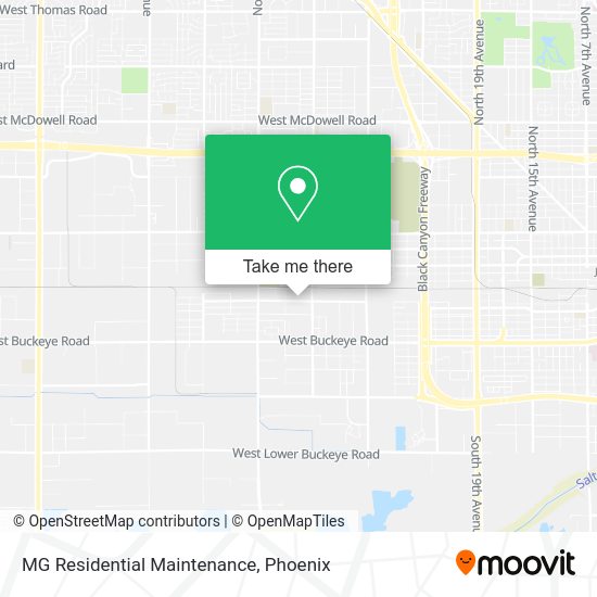 Mapa de MG Residential Maintenance