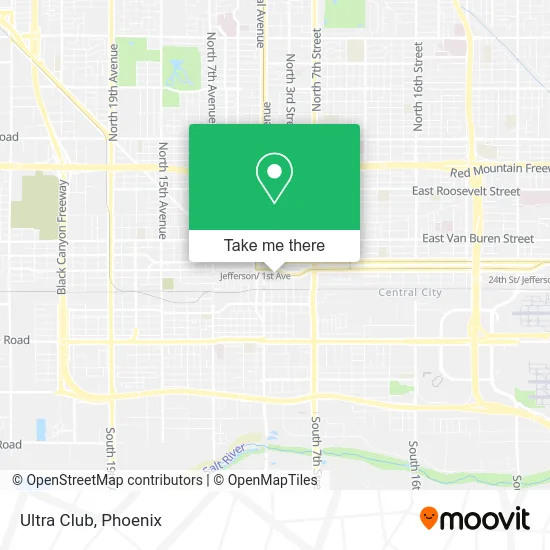 Ultra Club map