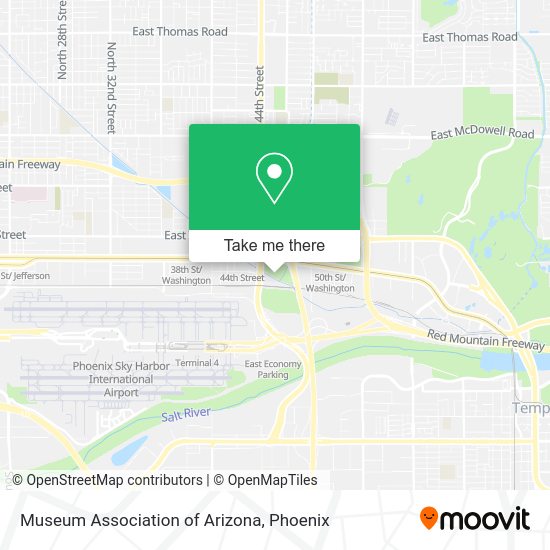Museum Association of Arizona map