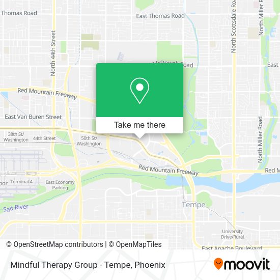 Mapa de Mindful Therapy Group - Tempe
