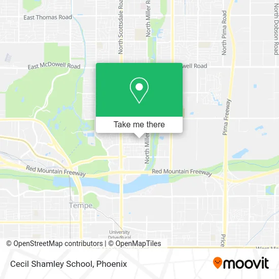Cecil Shamley School map