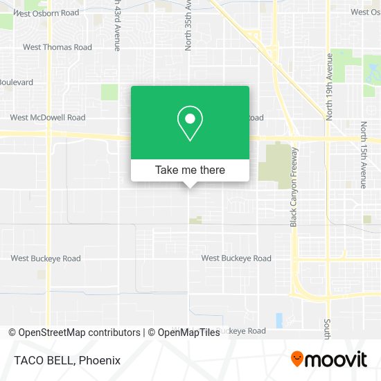 Mapa de TACO BELL