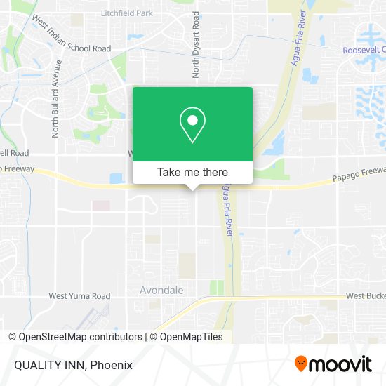 QUALITY INN map