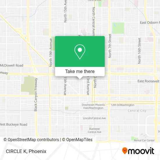 CIRCLE K map