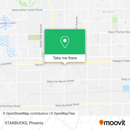 STARBUCKS map