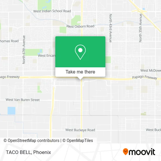 TACO BELL map