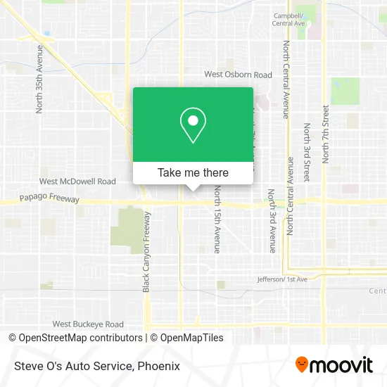 Steve O's Auto Service map