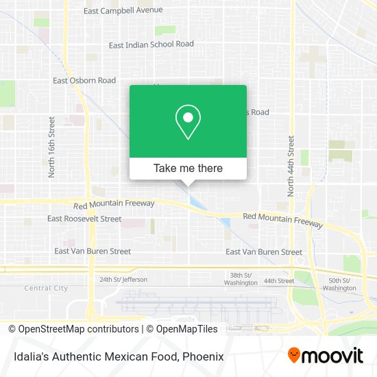Mapa de Idalia's Authentic Mexican Food