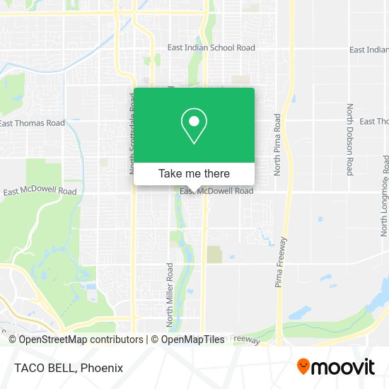 Mapa de TACO BELL