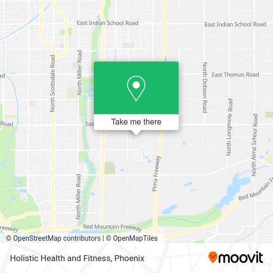 Holistic Health and Fitness map