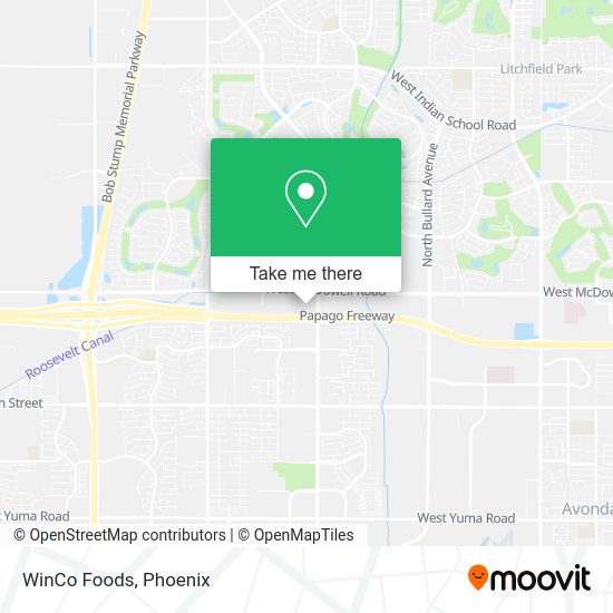 Mapa de WinCo Foods