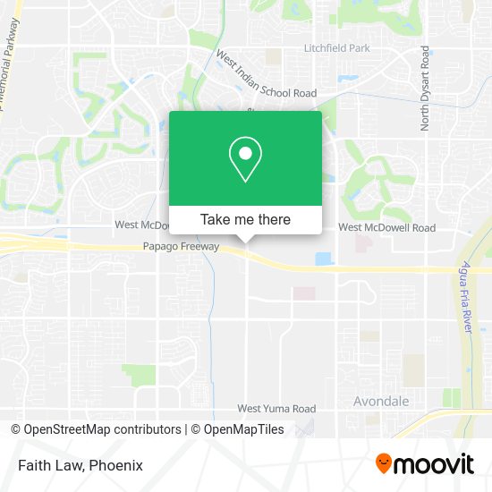 Mapa de Faith Law