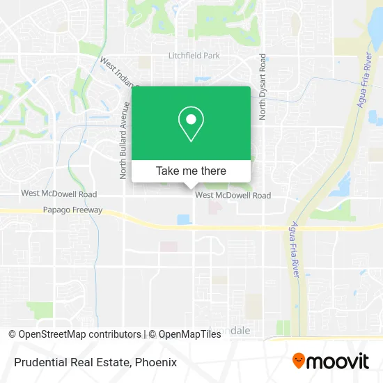 Prudential Real Estate map
