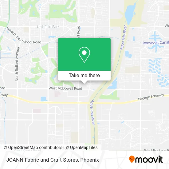 JOANN Fabric and Craft Stores map