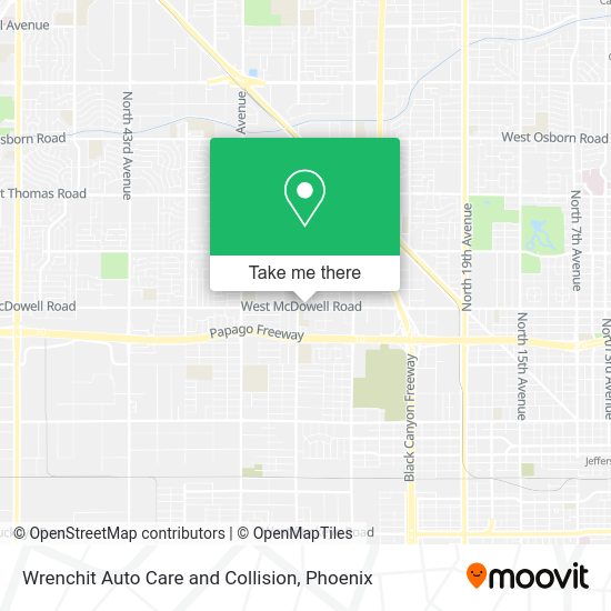 Wrenchit Auto Care and Collision map